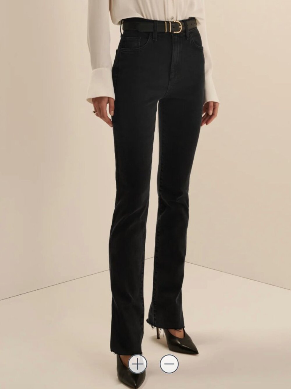 FAVORITE DAUGHTER JEANS - Size 25 - VALENTINA TOWER SUPER HIGH RISE STRAIGHT LEG